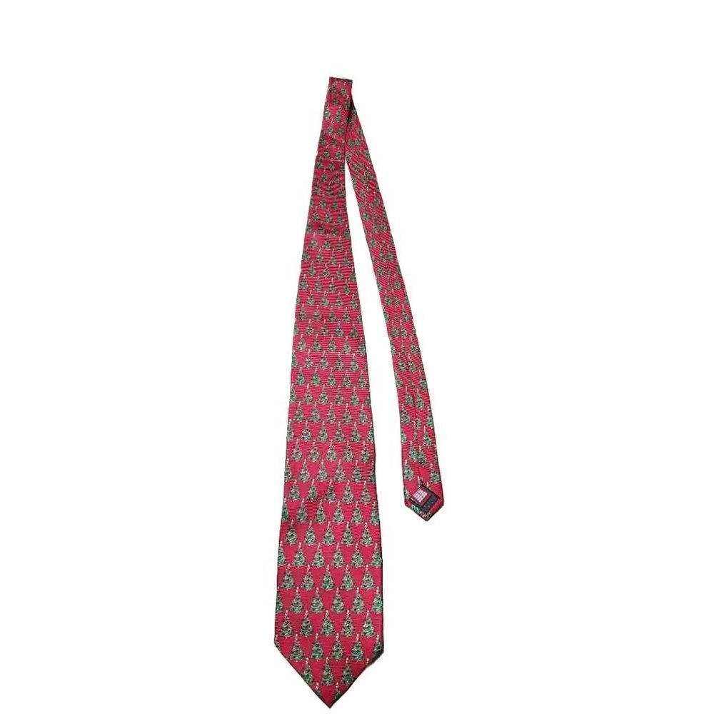 Belk Hand Made Christmas All Silk Tie